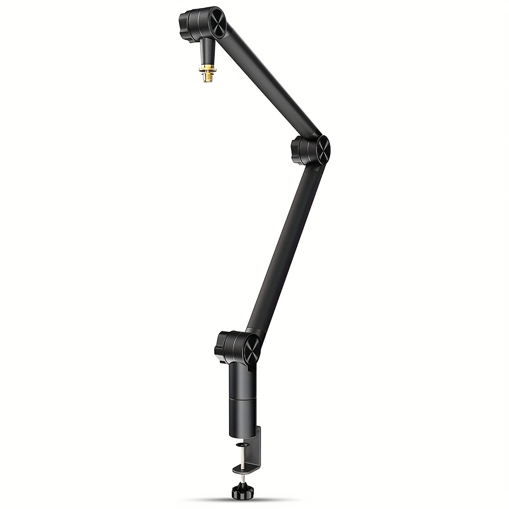 Microphone Boom Arm with Desk Mount, 360° Rotatable, Adjustable and  Foldable Scissor Mounting for Podcast, Video Gaming, Radio and Studio  Audio, Sturd