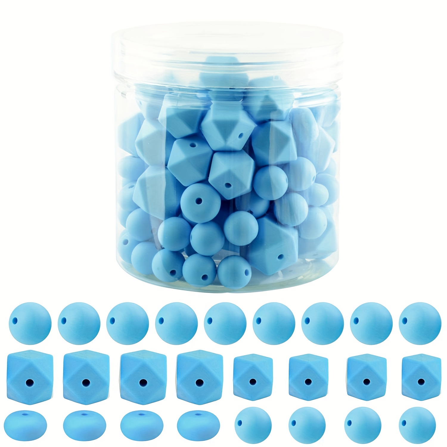 Silicone Beads Bulk Kit Mixed Styles Silicone Beads For - Temu