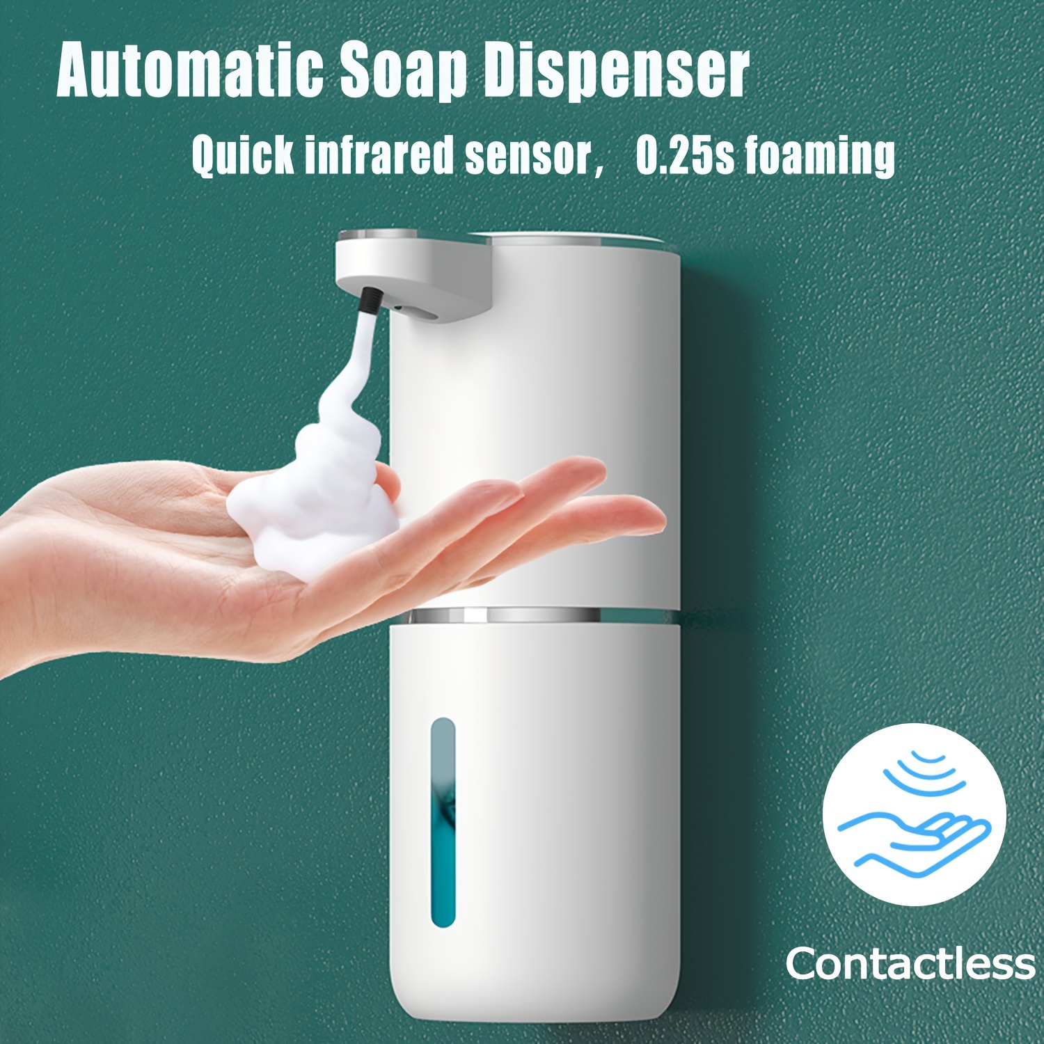 Dispensador de jabón en espuma con sensor