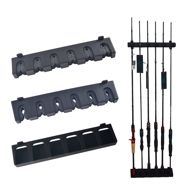 Multifunctional Fishing Rod Display Rack Wall Mounted Lure - Temu