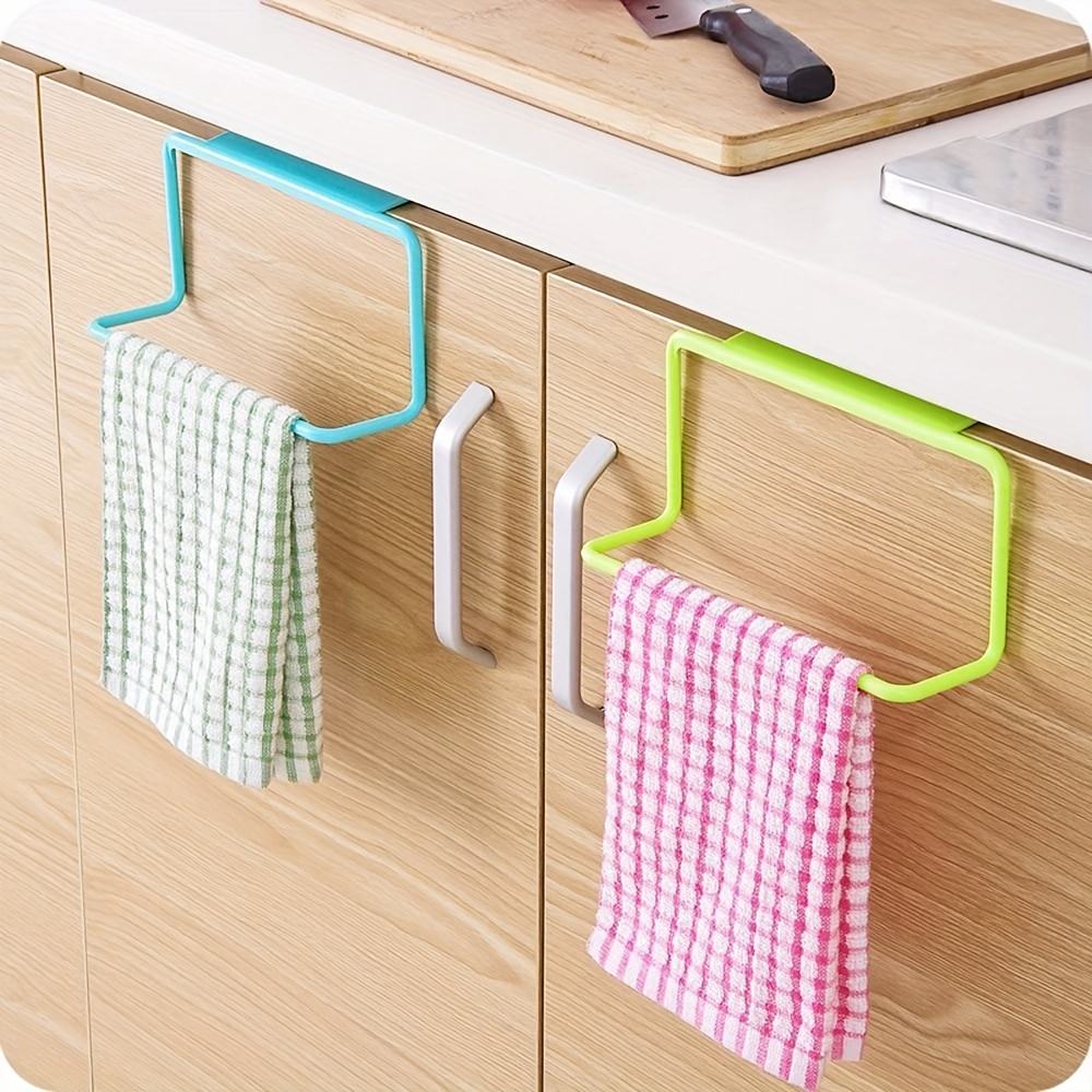 Hanging Towel Rack Towel Holder For Kitchen Toilet Cabinet - Temu