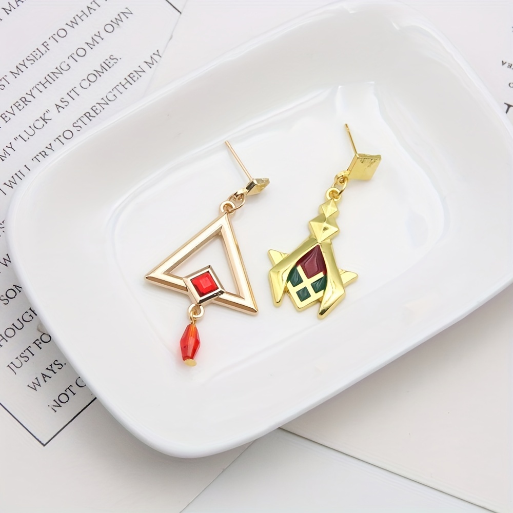 Magic School Light Earrings Blazing Mane Lion Deshia Cos Earpin