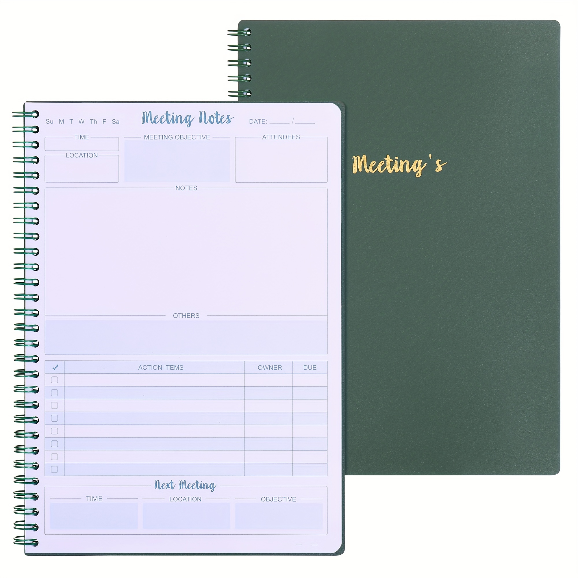 1pc Stationery, Office Supplies, Learning Tools Notebook For Weekly &  Monthly Planning And Note Taking