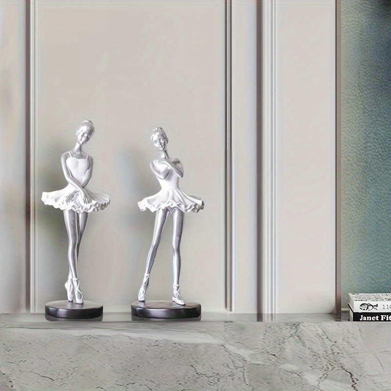 Ballet Girl Resin Figure Figurines Crafts Living Room Bookcase