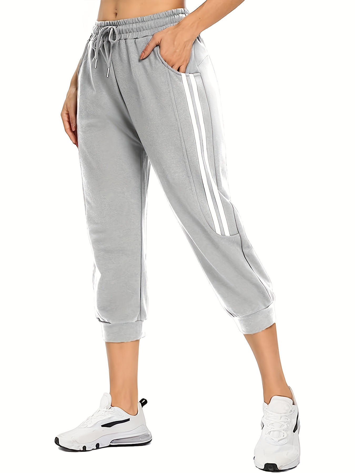 High Waist Womens Joggers With Pockets For Yoga Running And - Temu