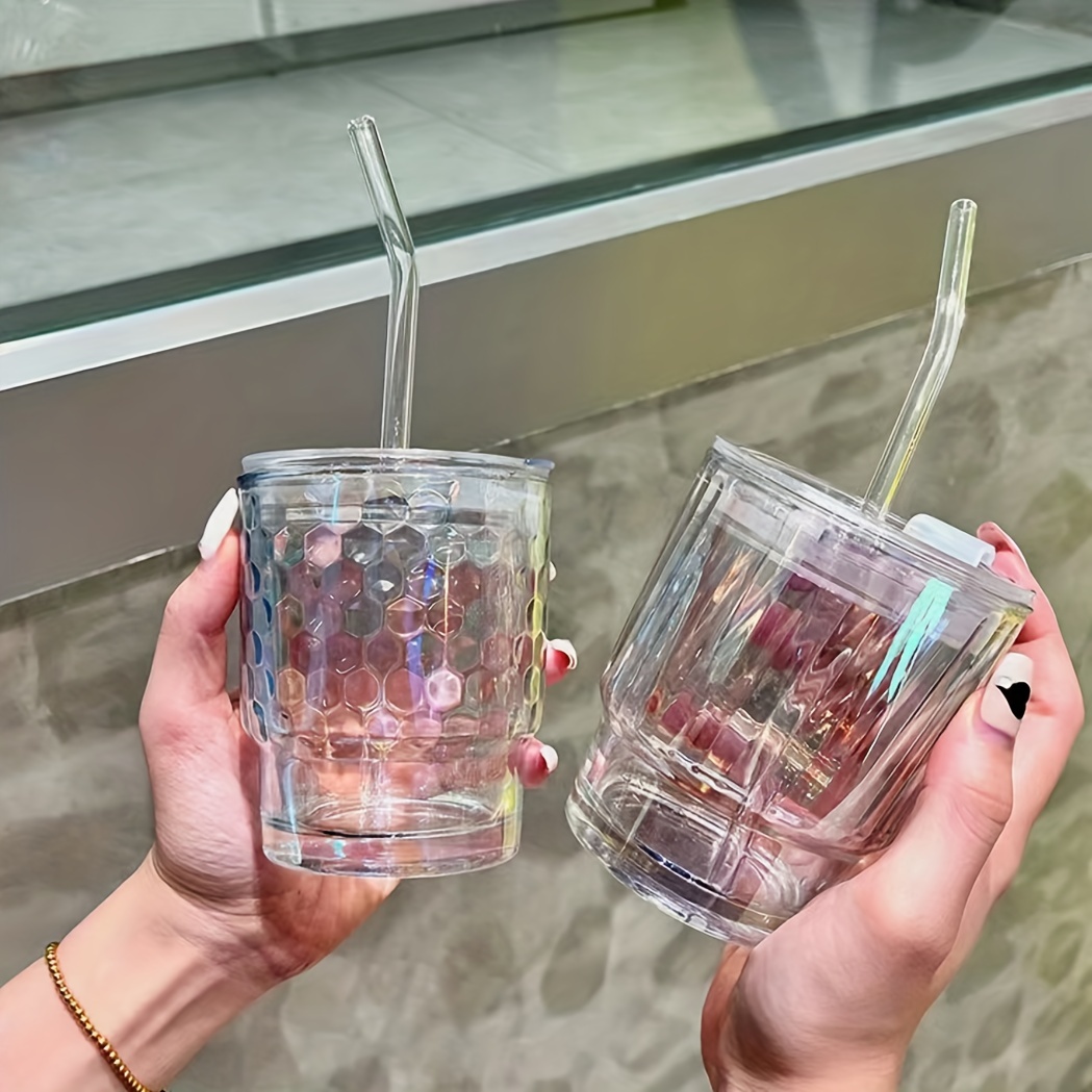 Dawn Creative Glass Cup Water Cup, Coffee Cups, Drinking Cups, Cute  Aesthetic Stuff Summer Winter Drinkware - Temu