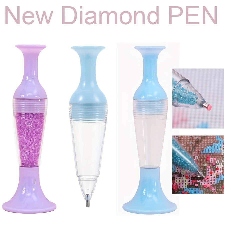 1pc Purple Diamond Painting Tool Lighting Point Pen 1 Head Diamond Pens 5D  Painting Diamonds Moasic Accessories