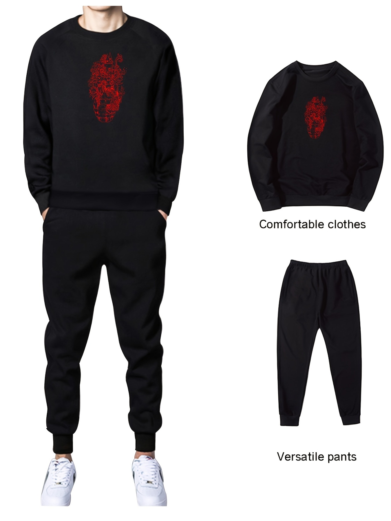 Paxton Plain Sweatshirt And Joggers Set