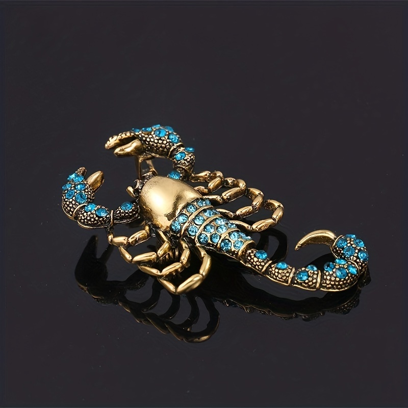 Scorpion Animal Charm Brooch Pin