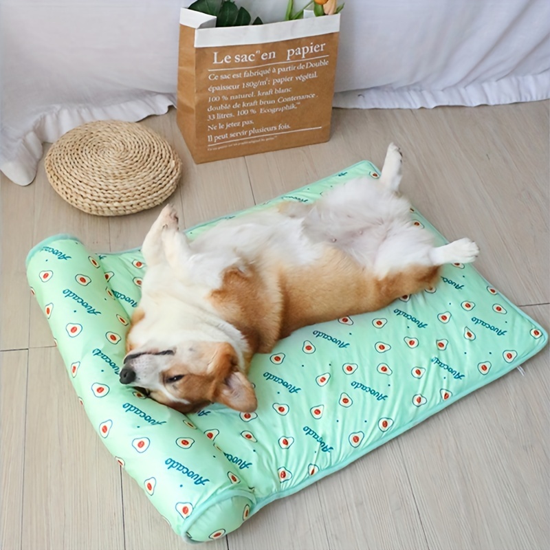 Comfortable Dog Bed With Ice Cooling Cushion - Perfect For Summer