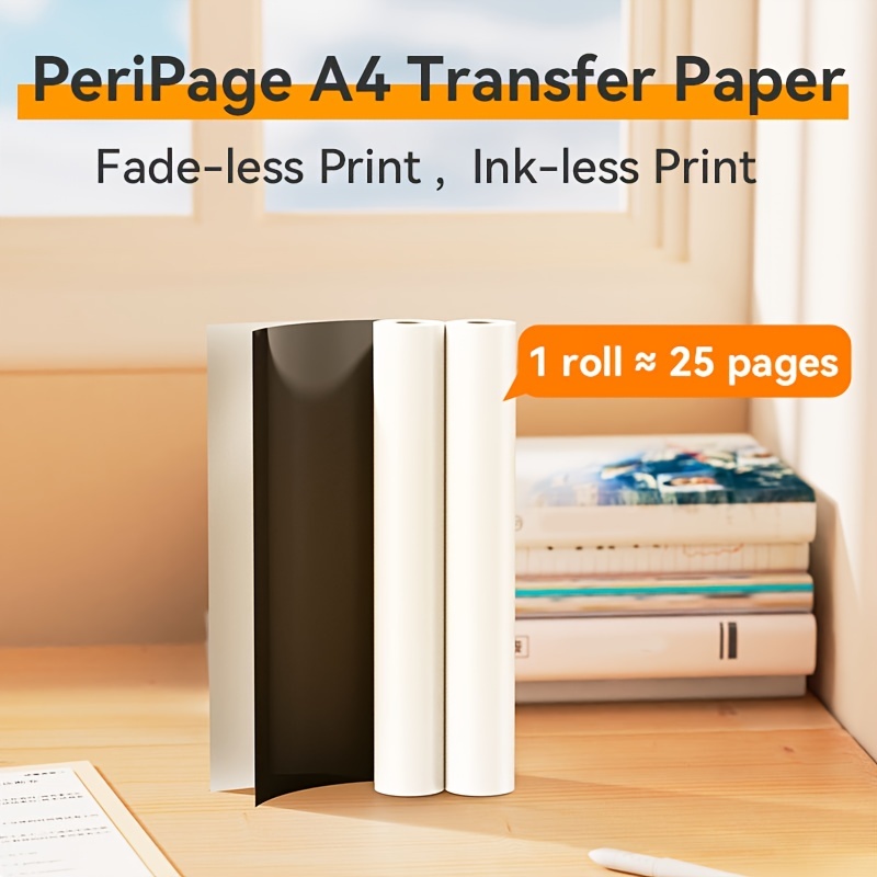 Peripage A4 Impresora de papel Transferencia térmica directa