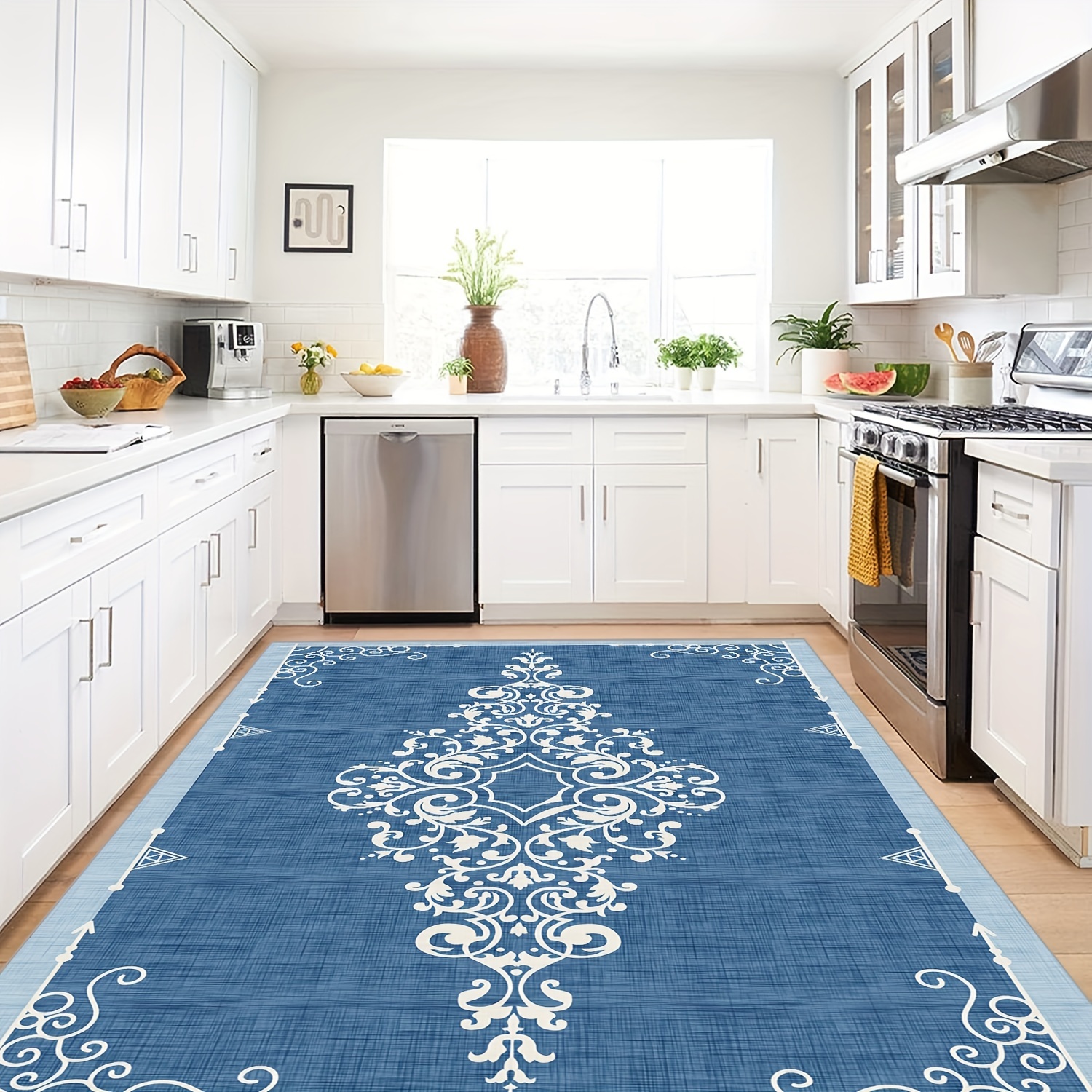 Sky Solutions Anti Fatigue Mat - 3/4 Cushioned Kitchen Rug and Standi –  Modern Rugs and Decor