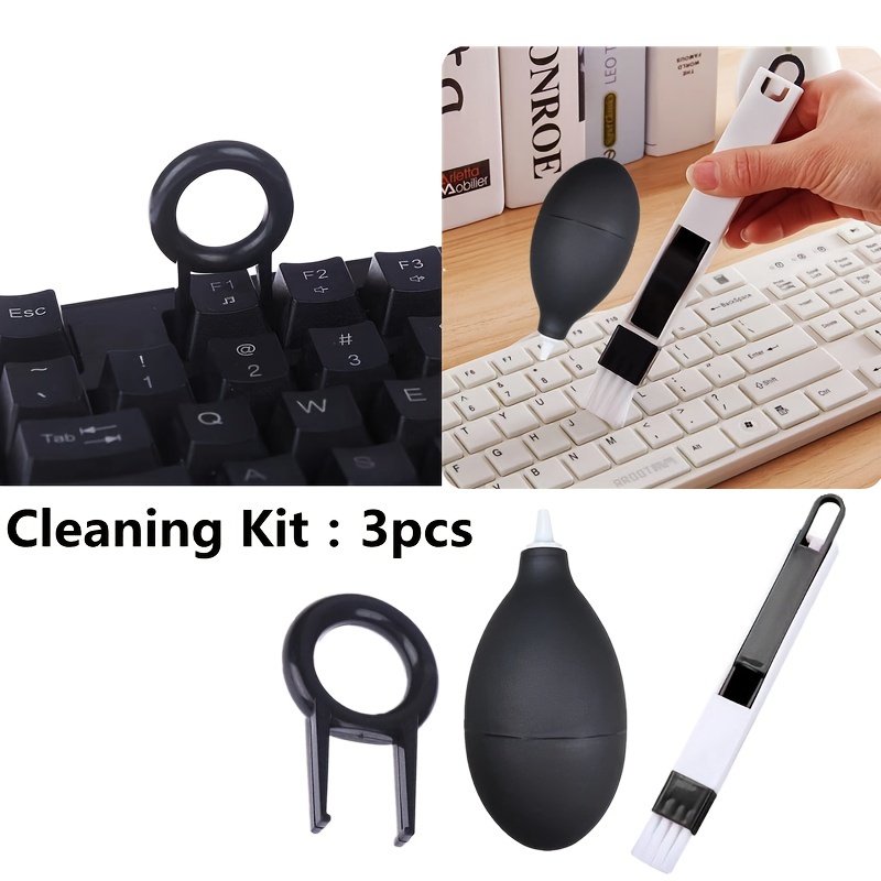 Kit limpiador de teclado 6 en 1 Kit limpiador de auriculares con punta de  pincel Spong Pen para limpieza electrónica Agujero del teléfono celular