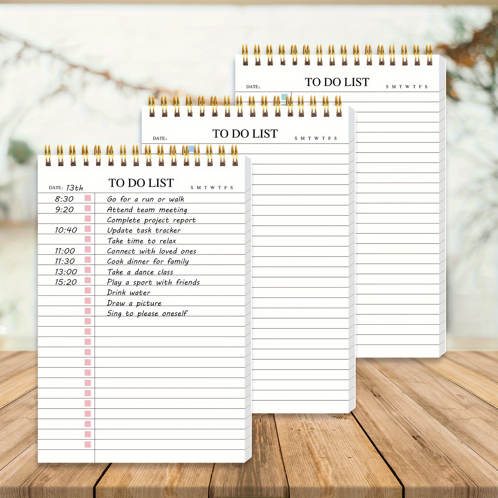 

1pc Minimalistic To-do List Notepad, Spiral Daily Planning Notebook - Task List Organizer Work Agenda Notebook - Notes And To-do List Organizer, Ready To Start, 8.4'' X 5.5in