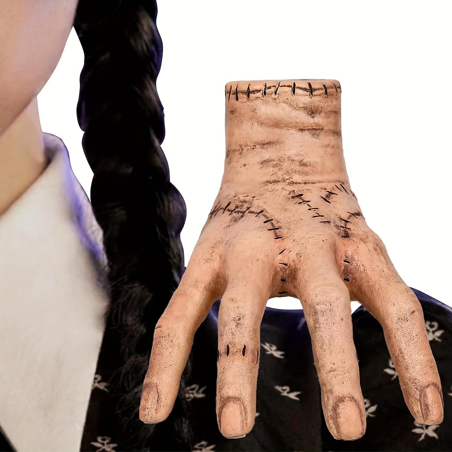Wednesday Thing Hand Addams Hand Toy Wednesday Latex Hand Figure Horror Toy  Hand Thing Statue Home Decor Desktop Ornament