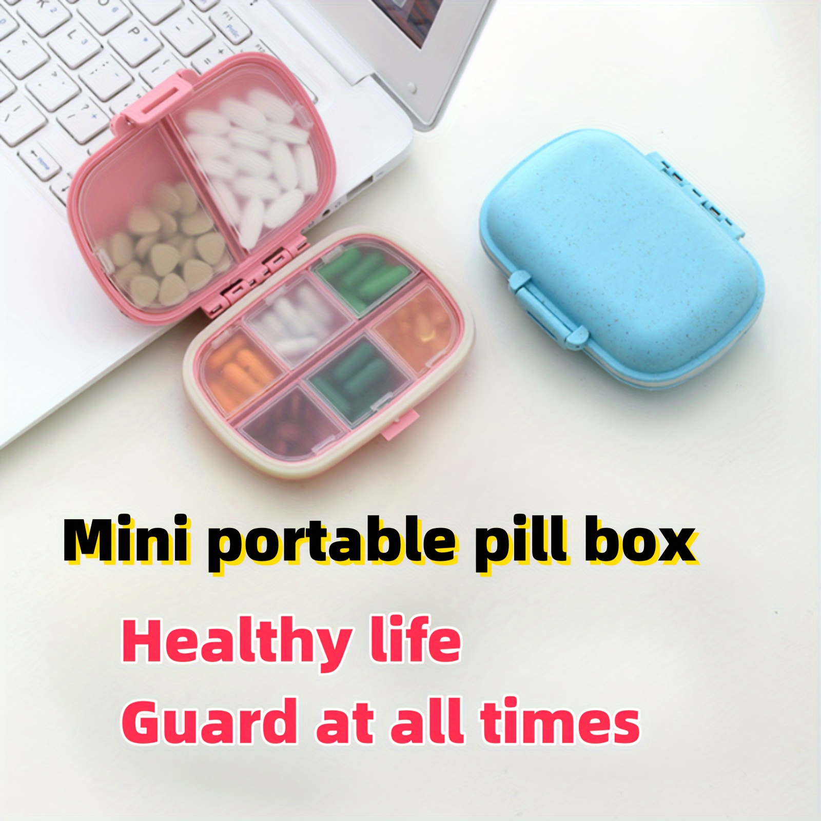 2pcs Portable Metal Hinged Tin Box for Home Storage - Mini Size with Lid  for Secure and Convenient Organization