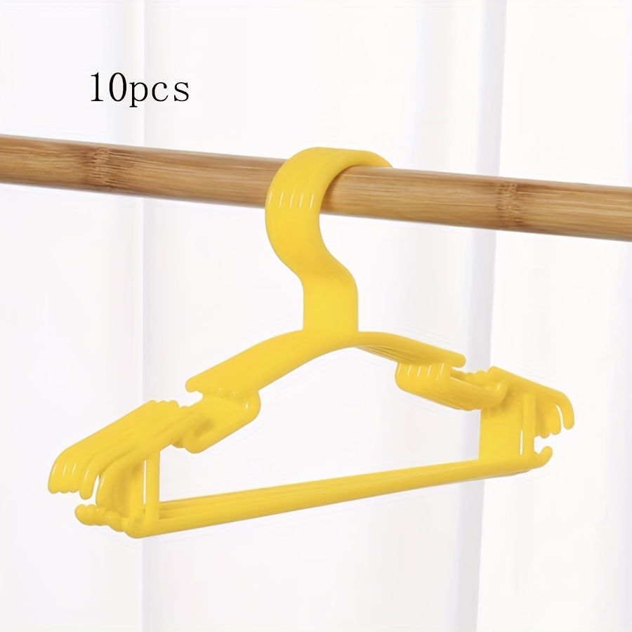 10PCS Adjustable Baby Hangers Kids Room Drying Racks Non-slip Children  Storage Hangers for Clothes Rack Closet Organizer