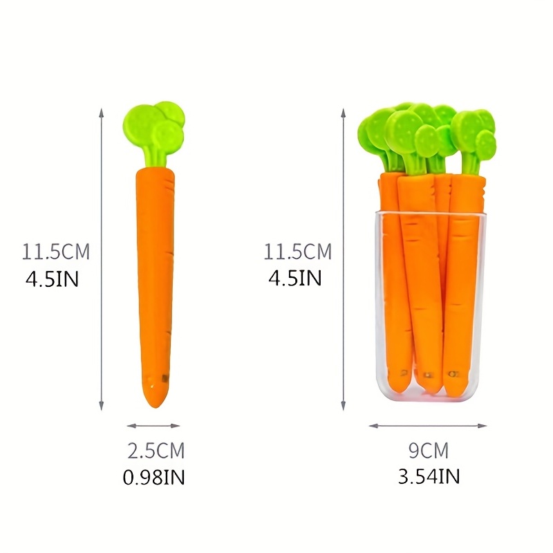 Chip Clips, Bag Clips, 6 Pack Orange Magnetic Clips, Chip Clips Bag Clips  Food Clips, Bag Clips for Food, Clips for Food Packages, Magnet Clips, Chip