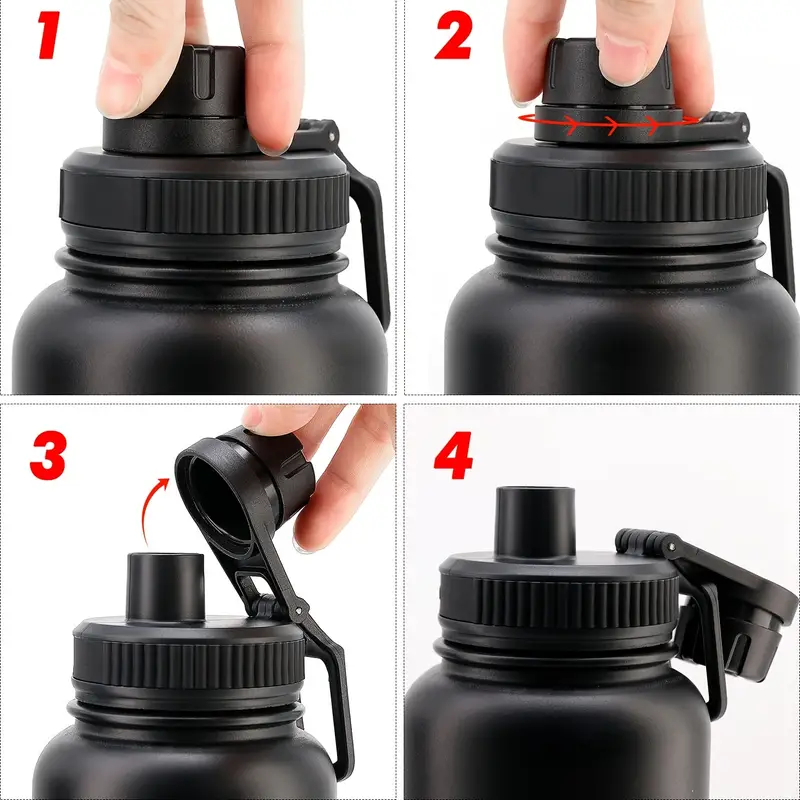 Spout Lid ( Diameter, Fits, ) For Vacuum Cup Wide Mouth Water Bottles  Diameter Compatible With Wide Mouth Vacuum Cup, Slm, Takeya, Iron Flask,  Mira, Fifty/fifty Only - Temu
