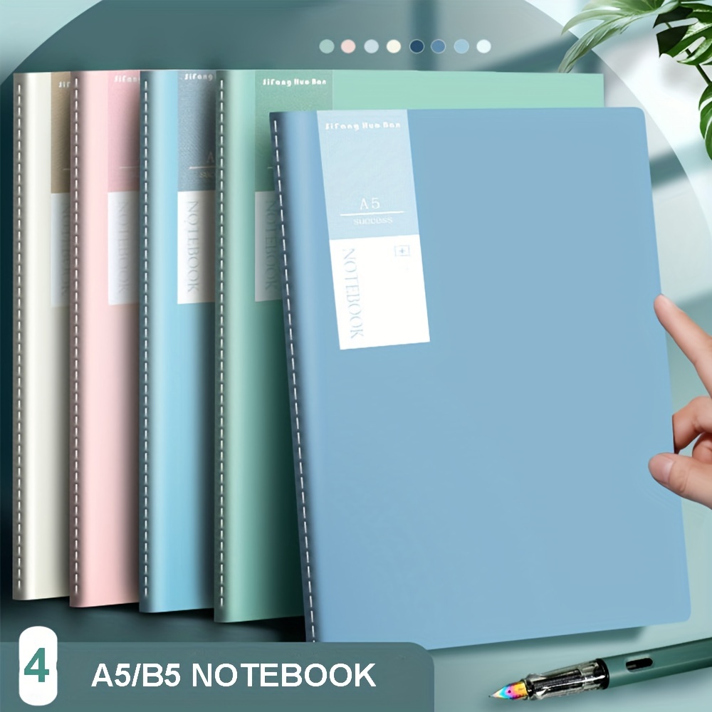 

4-pack A5 & B5 Notebooks - Perfect For Office & Sketching - 36 Sheets/book