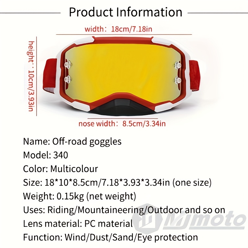 Gafas Moto Gafas Hombre Gafas Moto Gafas Carreras Motocross Gafas Motocross  Gafas Ciclismo - Automotriz - Temu Mexico