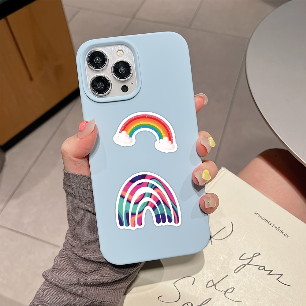 Rainbow Stickers colorful Rainbow Decal water Bottle - Temu