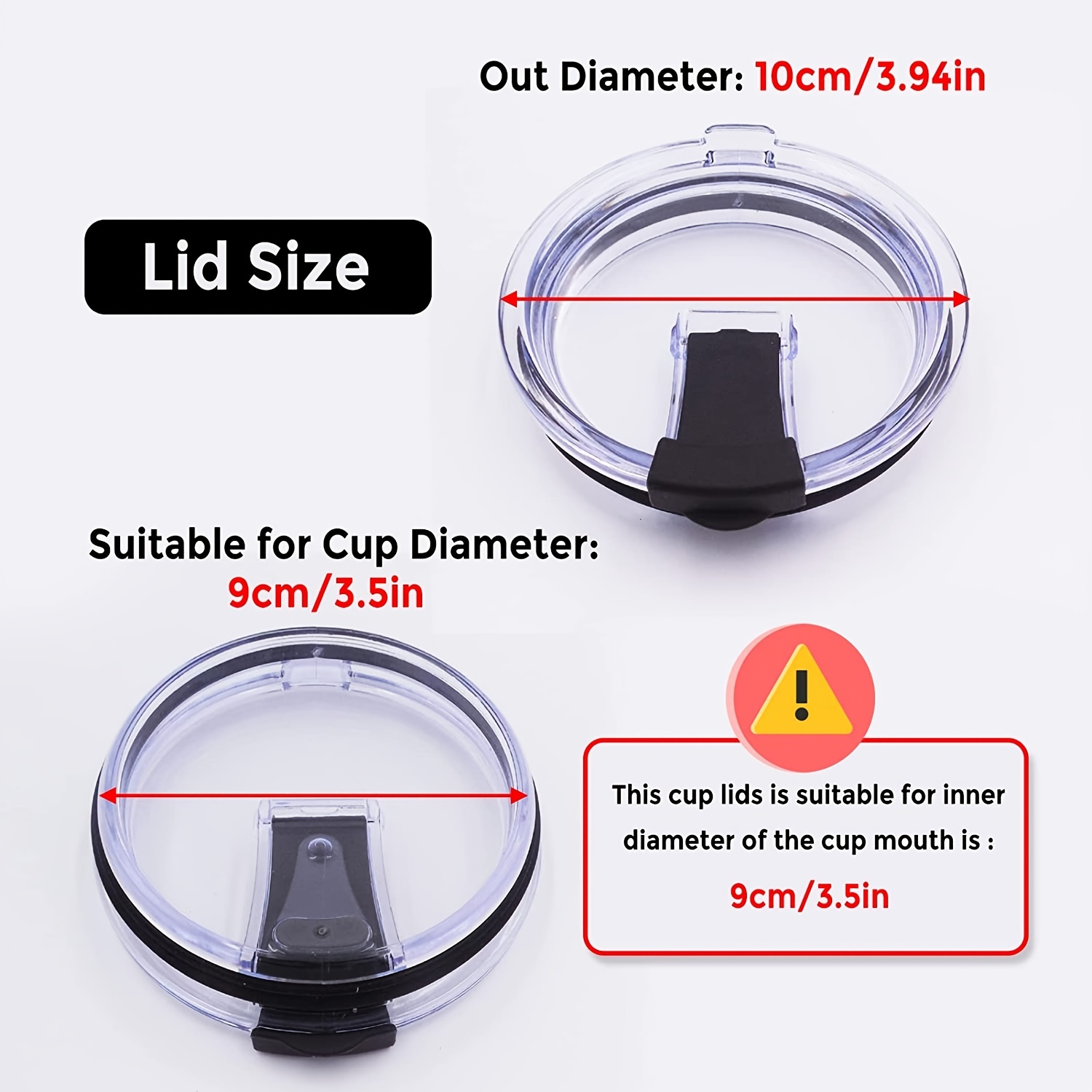 20Oz Tumbler Replacement Lids Spill Proof Splash Resistant Lids Covers For  Yeti Rambler And More Tumbler Cups - AliExpress