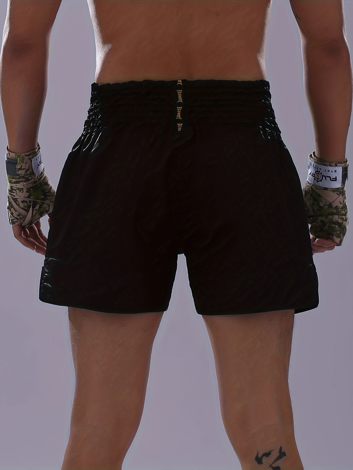 FLUORY Pantalones Cortos Muay Thai, Pantalones Cortos Deportivos Con  Bordados Para Hombres, Entrenamiento De Boxeo, Entrenamiento De Lucha