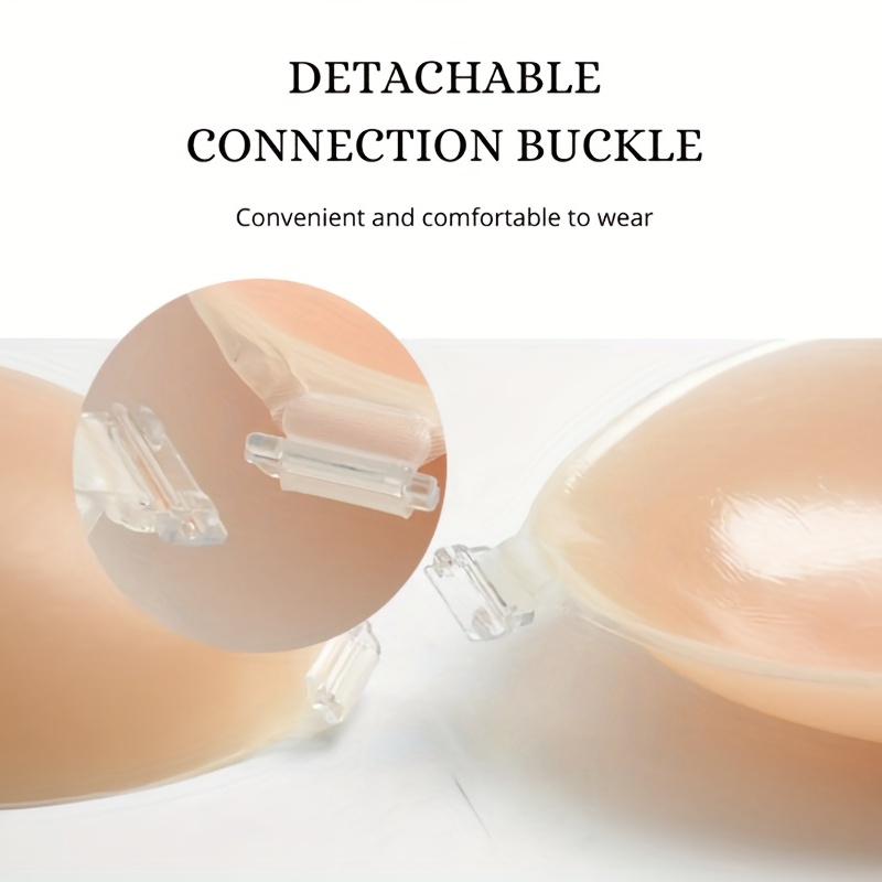 4 Pairs Invisible Stick On Bras Silicone Nipple Pasties