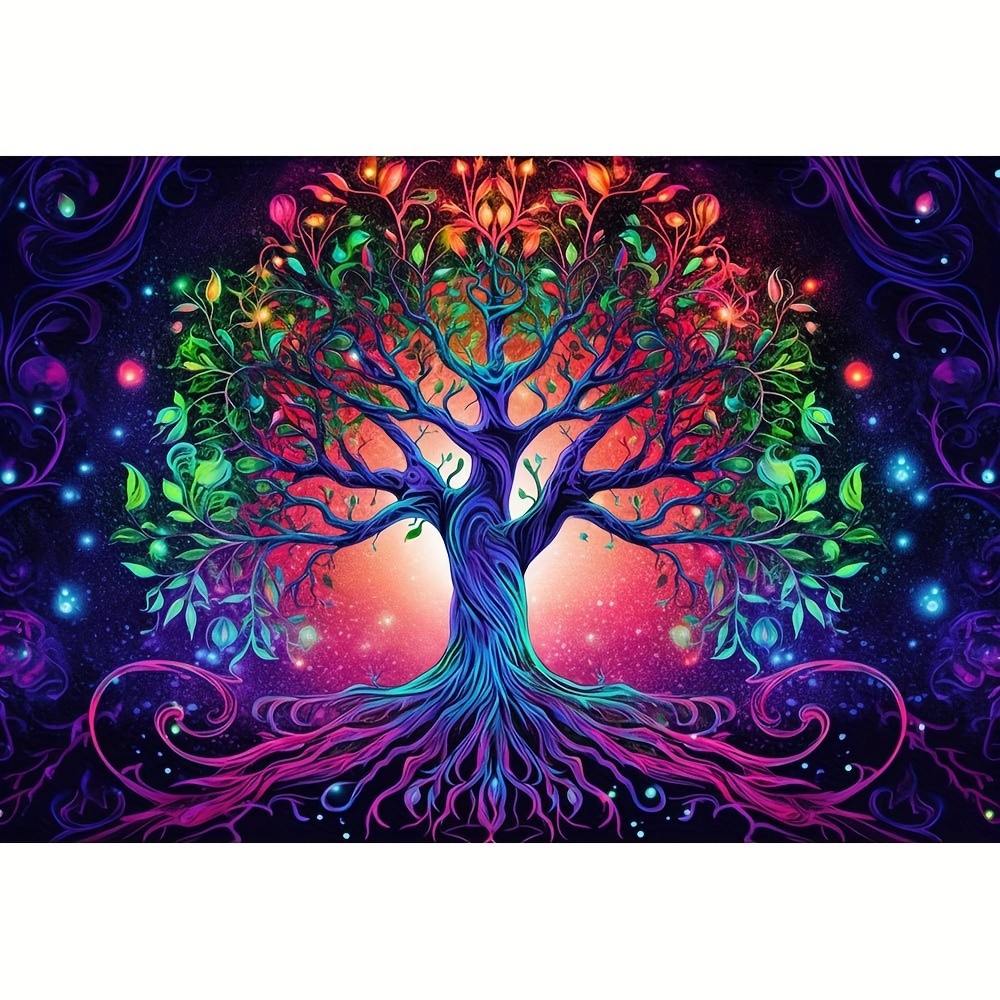 Beautiful Rainbow Tree, Diamond Painting