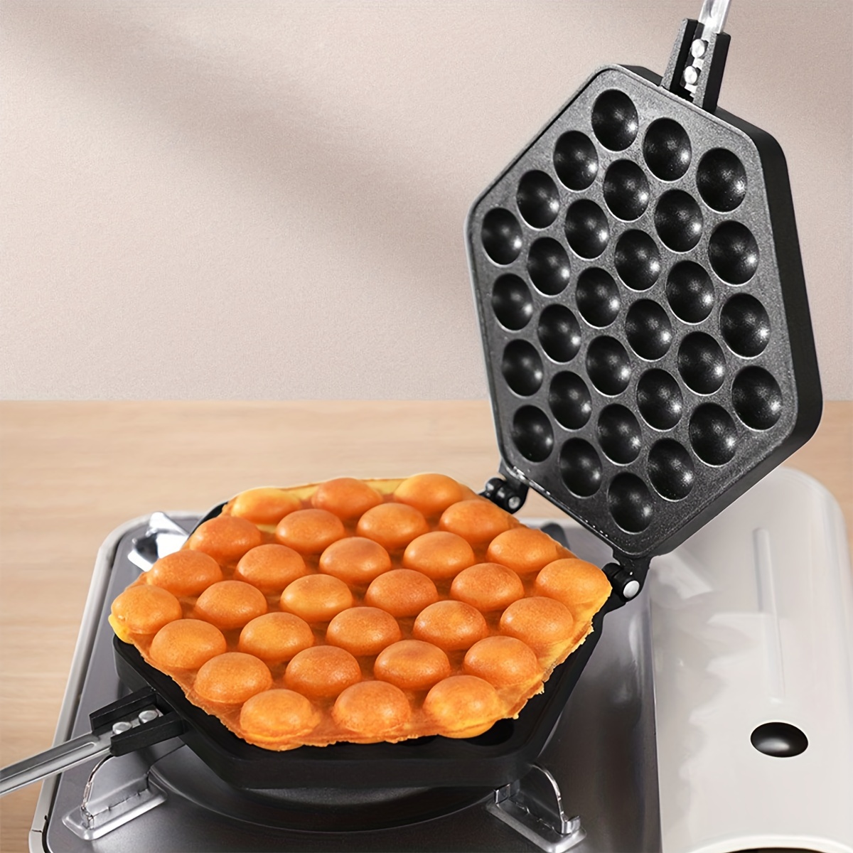 7 Hole Cooking Cake Pan Aluminum Omelette Pan Nonstick Breakfast Egg Cooker  With Handle Cake Mold Kitchen Accessories - Temu