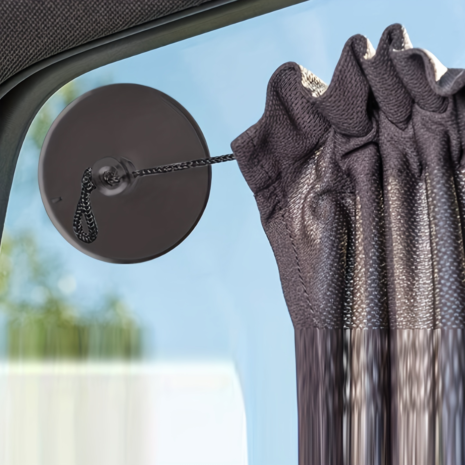 2 Stück Auto-Sonnenschutz, vollständiger Schattierungsstoff, magnetischer  Vorhang, Auto-Seitenfenster-Sonnenblende, Sommerschutz für Autozubehör –