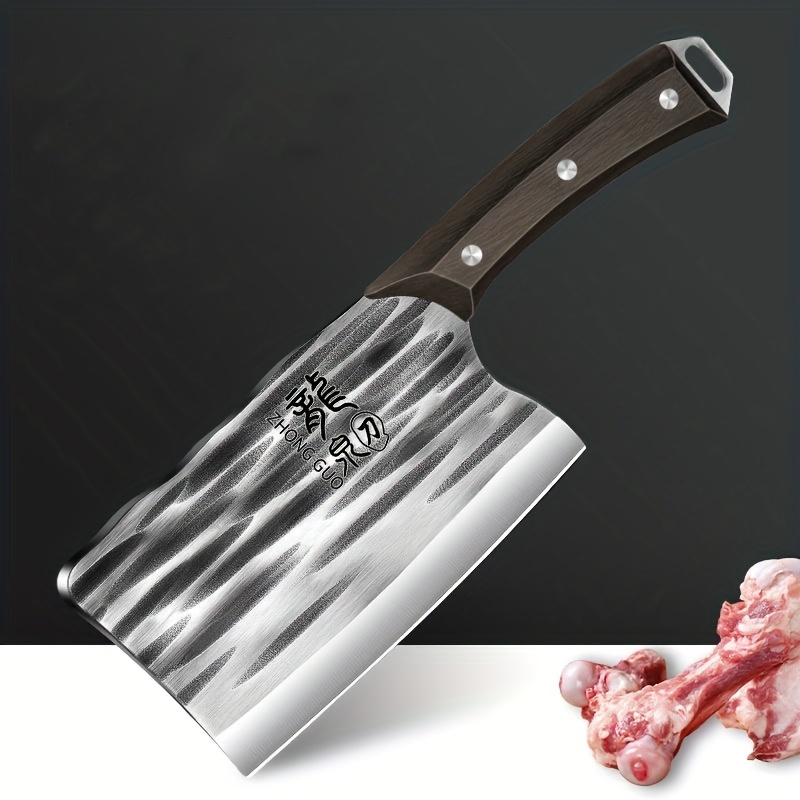 Plys Heavy Duty Chopping Knife, Durable Sharp Meat Knife Meat Cleaver For  Meat Vegetable Bone Cutting - Temu