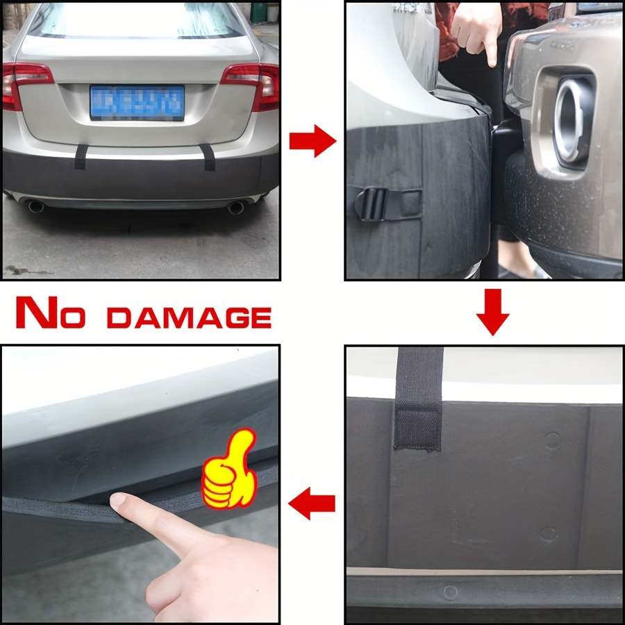 Trunk Rubber Protection Strip Rear Bumper Protector Cover for SUV/Cars,  Easy DIY