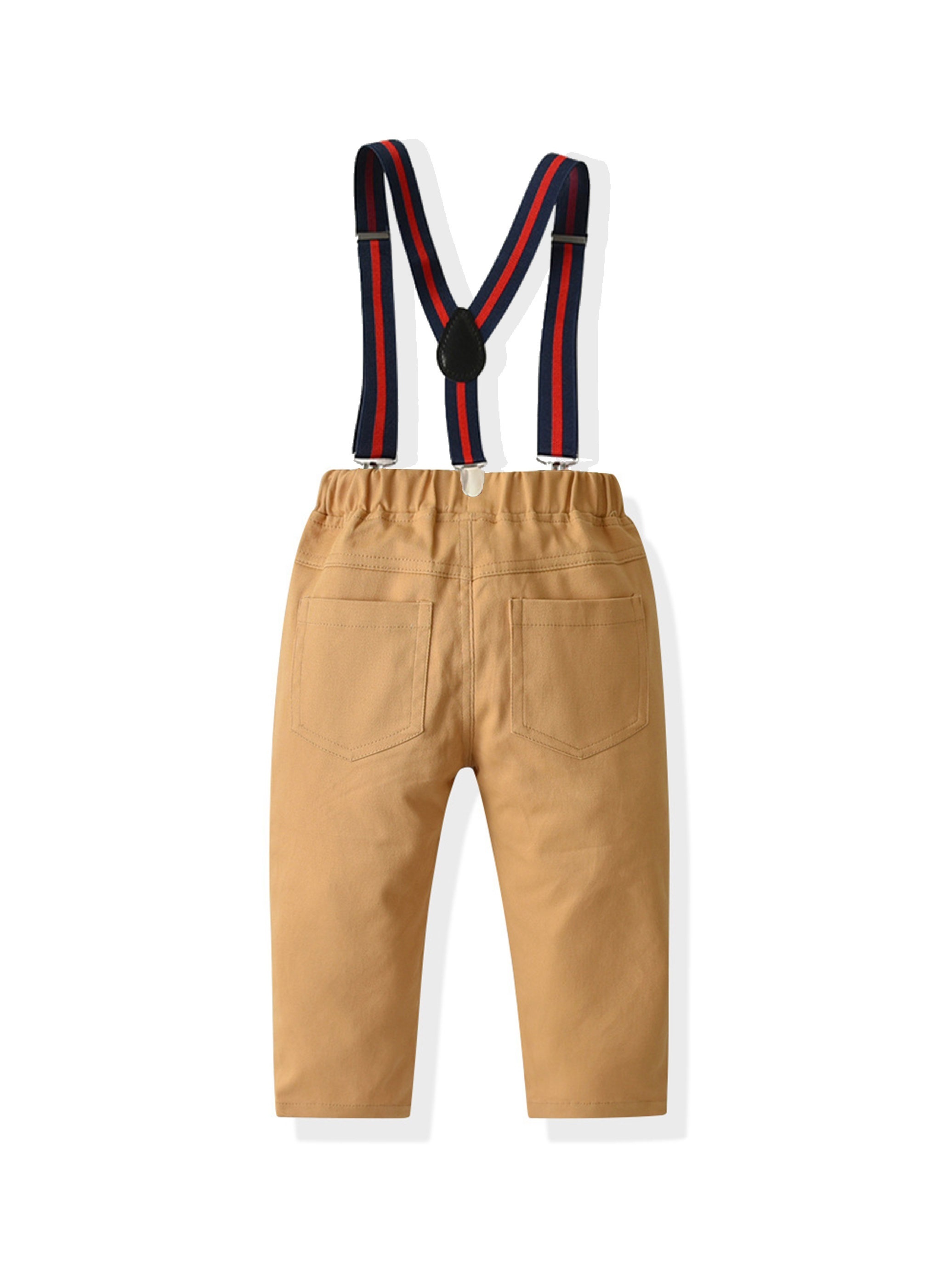 Oshkosh B'gosh Toddler Boys' Suspender Chino Pants - Khaki 12m