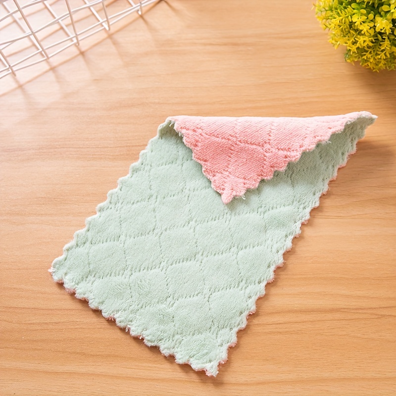 Scouring Pad Square Dish Cloths Simple Style Dish Towel - Temu