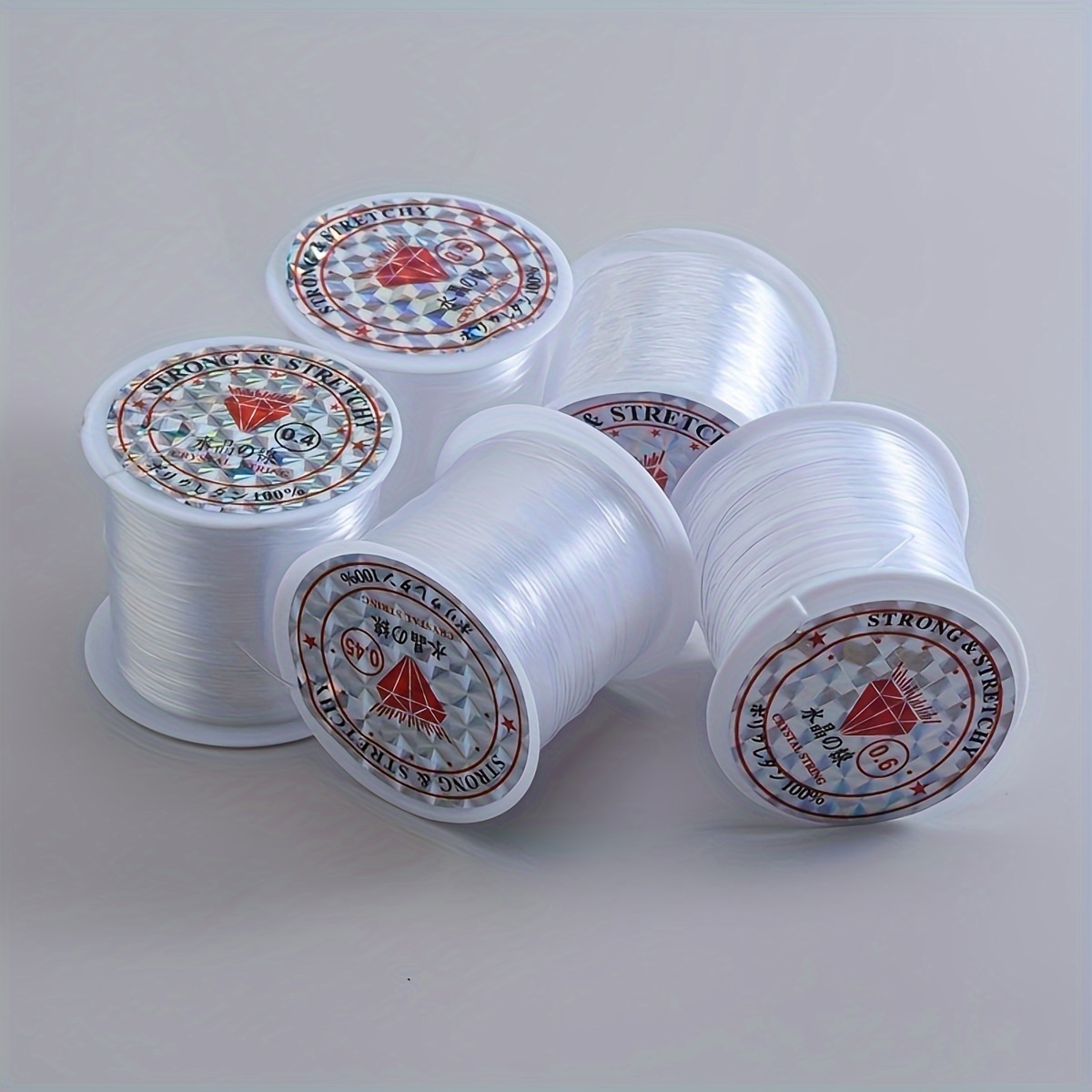 A Roll Non elastic Transparent Fishing Line Ultra fine White