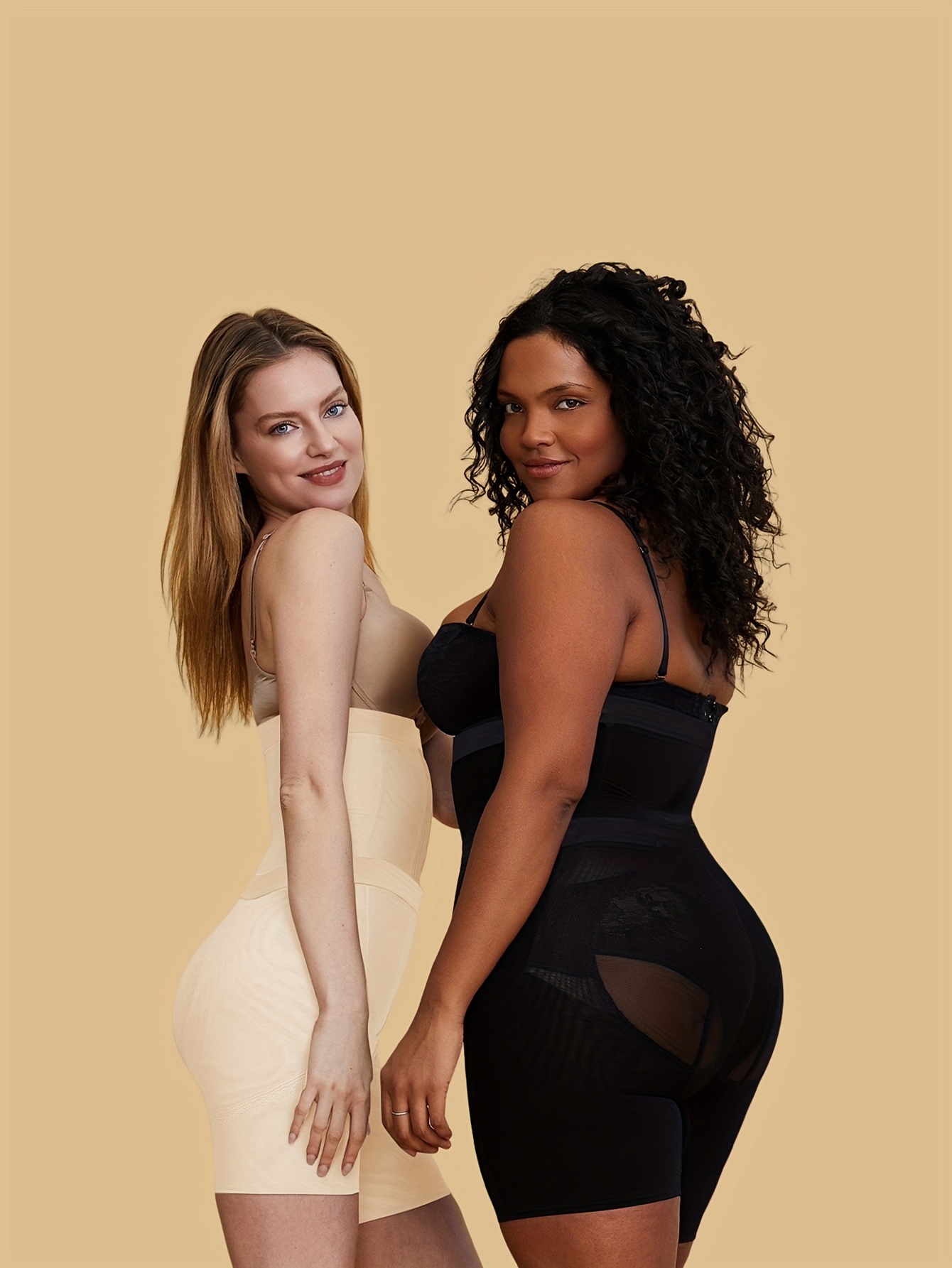 Set of 2 Womens Plus Firm Control Shapewear Butt Lifter Underwear