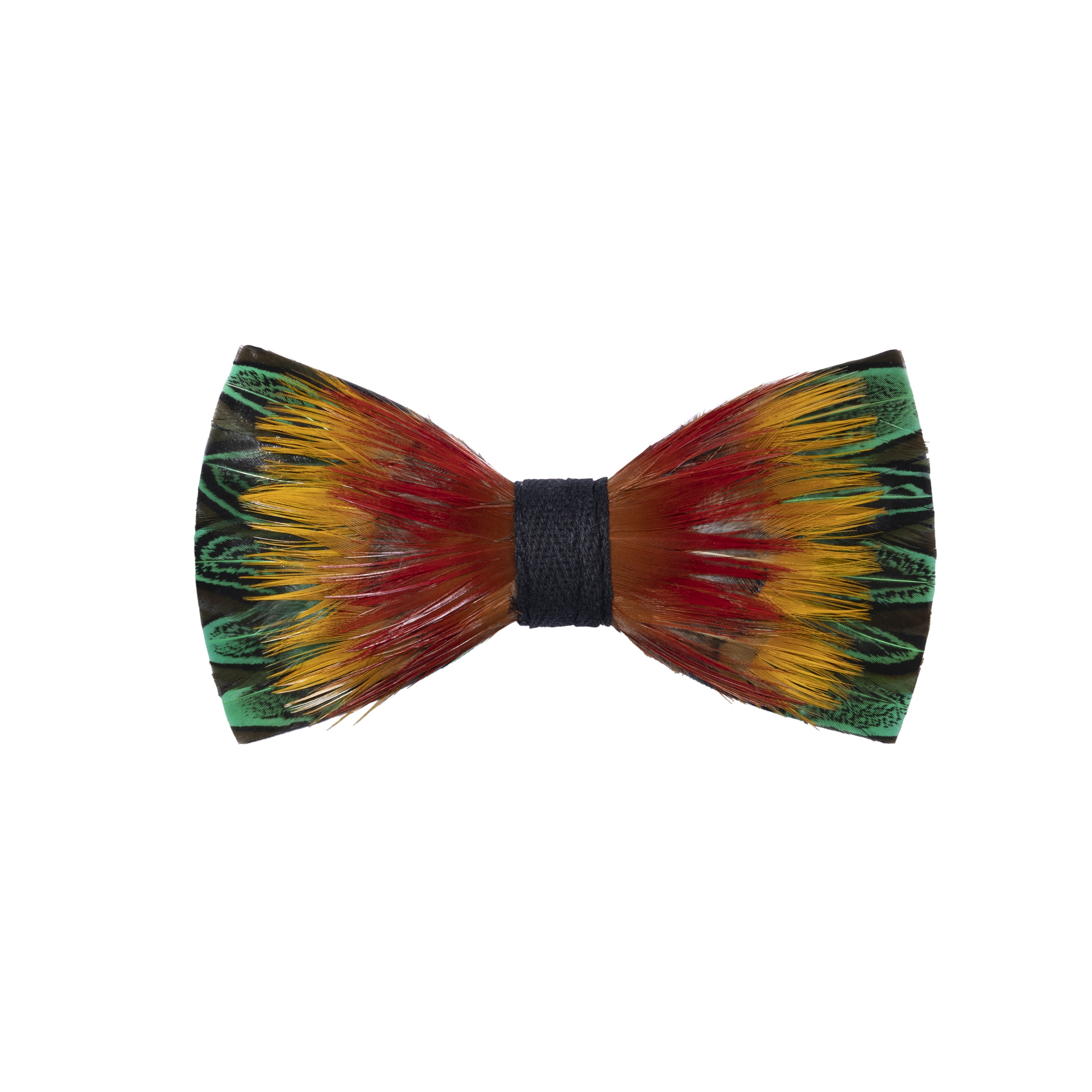 Peacock Bow Tie, Men's Peacock Feather Accessory