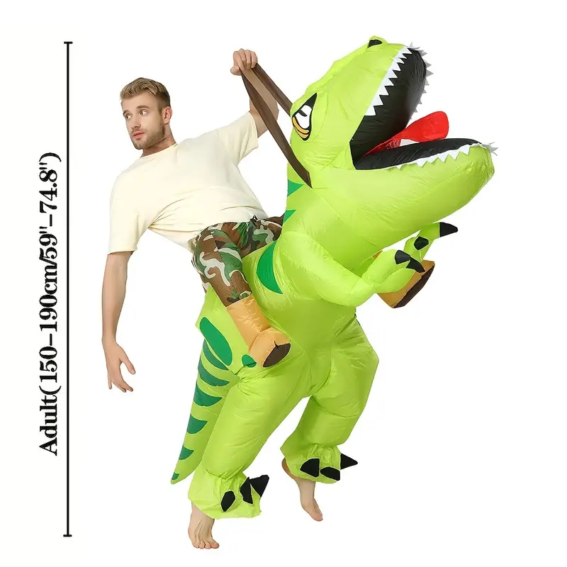 1pc inflatable costume blow up cosplay dinosaur clothing carnival halloween christma dress for man woman party show teenager stuff cheap stuff weird stuff cute aesthetic stuff cool gadgets unusual items cool decor photo props details 1