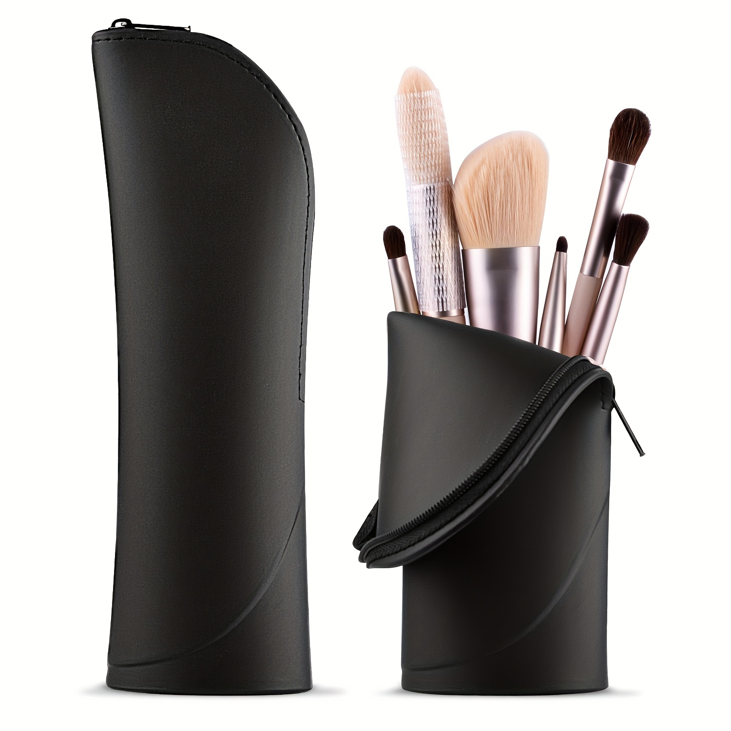 Silicone Makeup Brush Storage Bag Travel Waterproof Dustproof