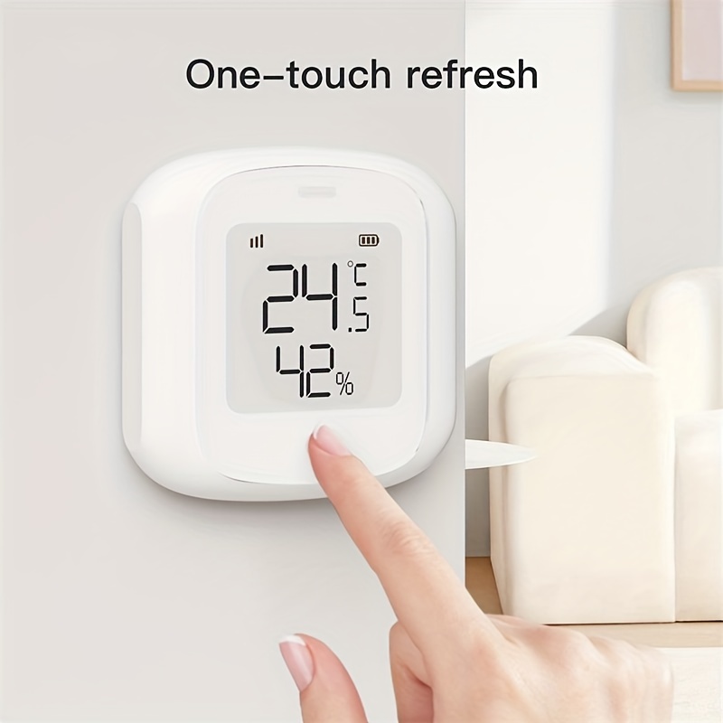 Smart Home Temperature Humidity Sensor Monitor Indoor - Temu