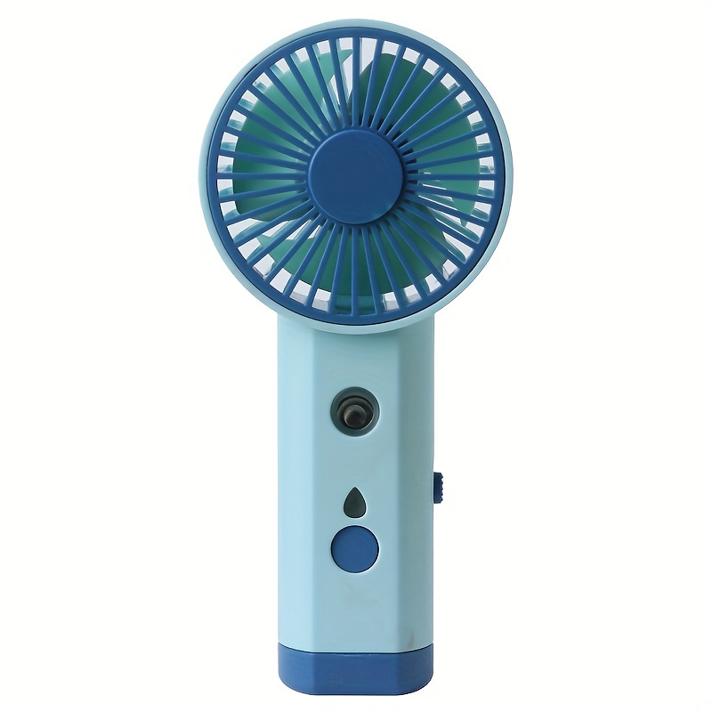 Lemspum Ventilateur cyclone oscillant USB pliable de 20,3 cm avec  télécommande et minuterie, 4 vitesses pour table/sol, ventilateur de  refroidissement silencieux avec tige à dessin télescopique, humidificateur  intégré et lumière LED, pour