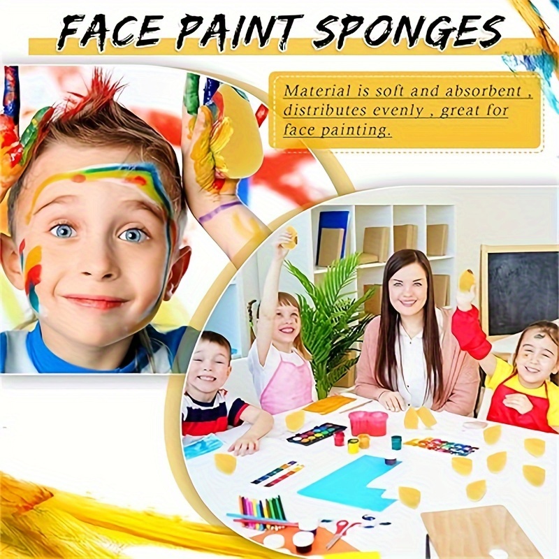 Face Paint Sponges Painting Sponge High Density Face - Temu