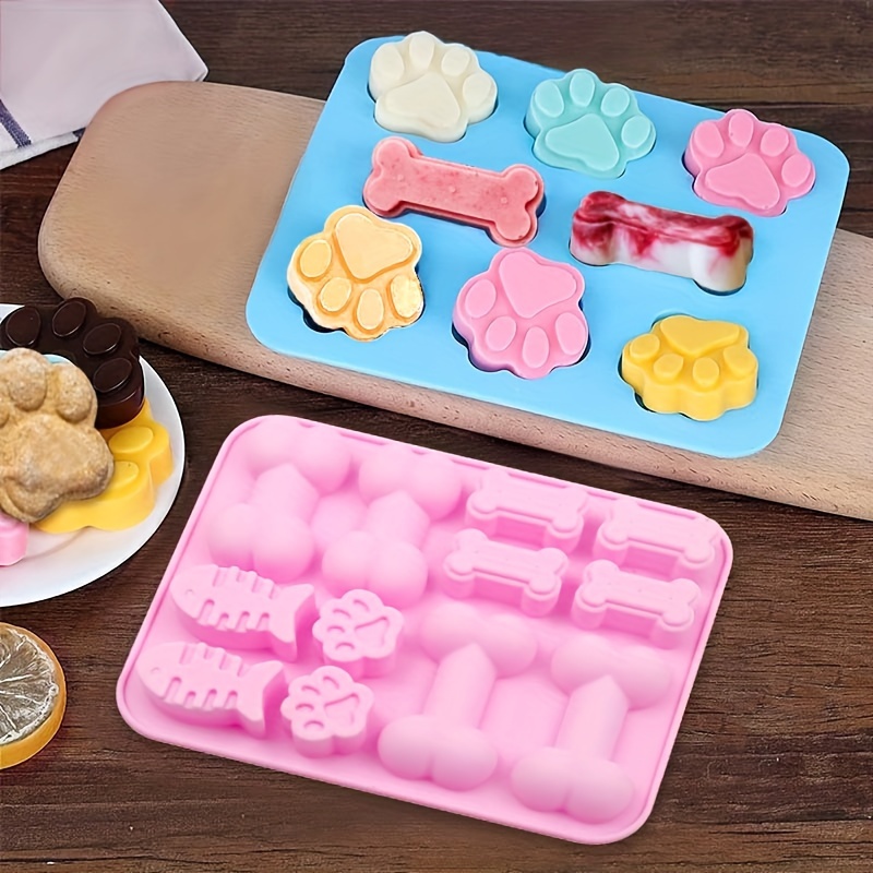Silicone Paw-Shaped Ice Cube Tray