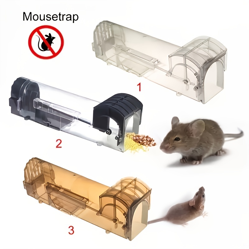 Reusable Smart Mouse Trap Humane Clear Plastic Smart No Kill Rodents C –  Butrrus