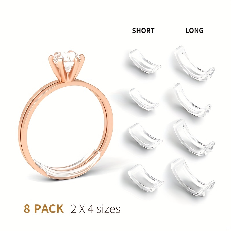 Upgraded Soft Silicone Ring Size Adjuster Loose Rings - Temu