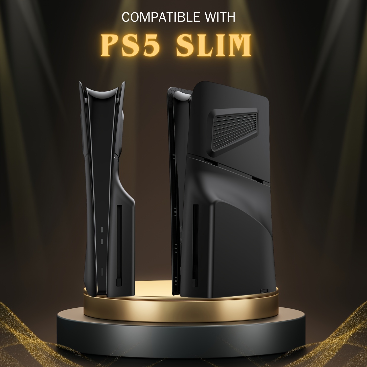 1 juego para PS5 Slim Carcasa de repuesto para PS5 SLIM Edición Digital  Consola Case Shell Case Versión de repuesto Slim para PS5 ROM