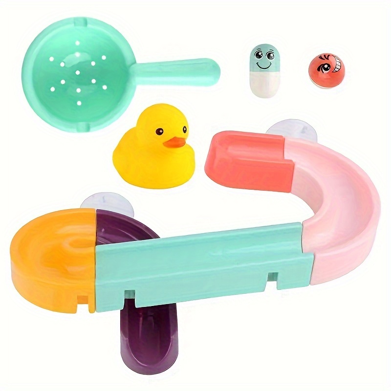 FUN LITTLE TOYS Juguetes de baño para niños pequeños, juego de 5 piezas de  juguetes de bañera, juguetes de agua en aerosol para niños, el mejor regalo