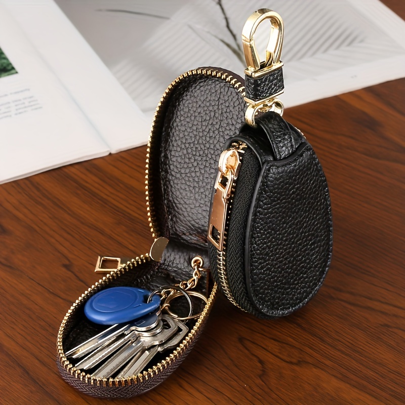 1pc Creative Leather Flower Purse Keychain Exquisite Bag Key Chain  Accessories Key Chain Jewelry Gift For Wife Women Girlfriend Trendy Leather  Pocket For Car Keys - Jewelry & Accessories - Temu